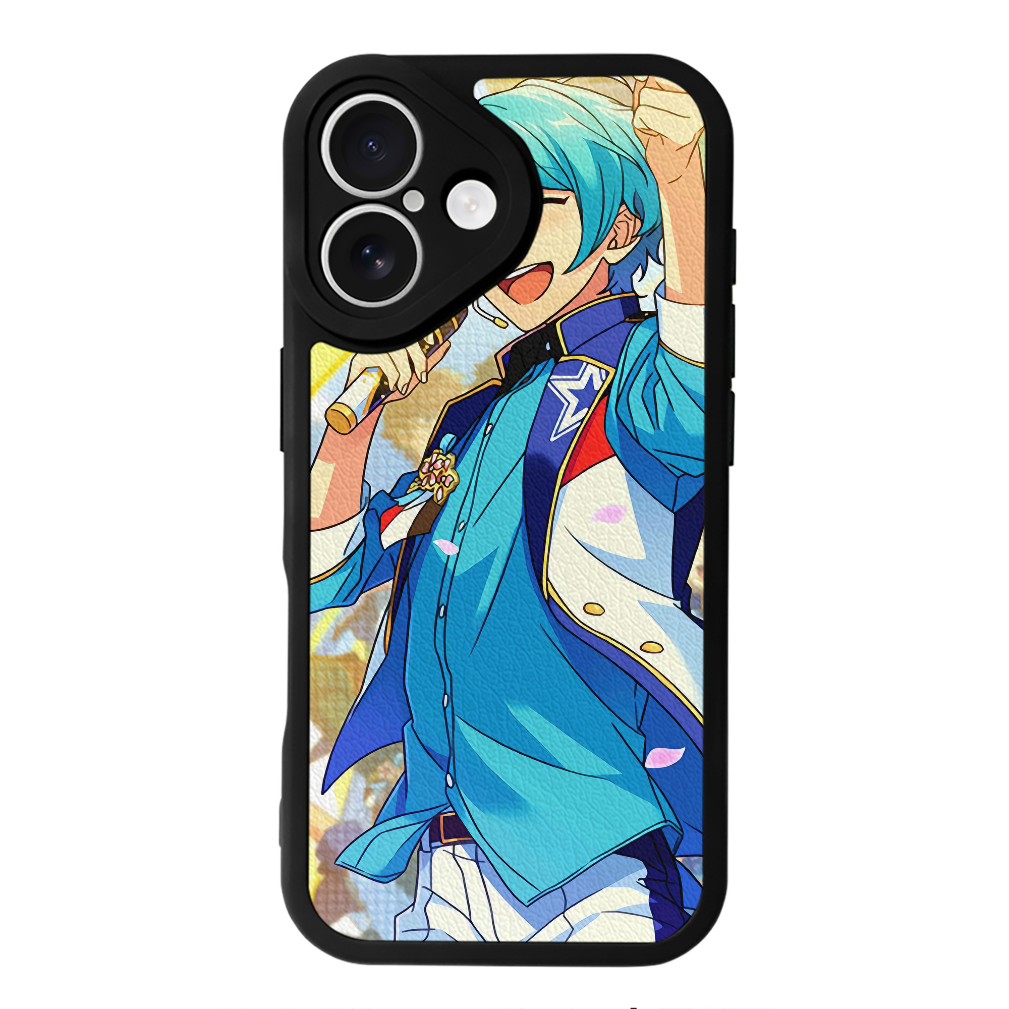 （画像用） あんさんぶるスターズ! Ensemble Stars 【iPhone 16シリーズ対応】シリコンスマホケース（レザー調） 材質：シリコン